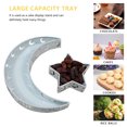 thumbnail image 2 of Wdftyju Bandeja de servicio - 2 piezas Moon Star Plato de cena Bandeja Plato de fruta Decoración de Ramadán Wdftyju 6pn3cu8vk4jj0nz2D02, 2 of 9