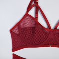 thumbnail image 5 of Gibobby Lencería sexy para mujer Vestido De Dormir Profundo Empalme De Encaje Ahueca hacia Fuera Mini Lenceria Body Mujer(Rojo, G), 5 of 5