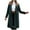 Green-Coats, variant on Qetyuw Womens Notched Lapel Collar Pea Coat Winter Double Breasted Long Sleeve Trench Coats Casual Chunky Overcoat