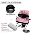 thumbnail image 4 of Chririnla Cute Owl Heart Love Print with Pockets Crossbody Wallet, Stretch Polyester Shoulder Pouch Lightweight Crossbody Phone Bag for Shop Shopping, 4 of 7