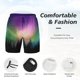 thumbnail image 3 of Fotbe Northern Lights Traje de Baño para Hombre – Shorts de Natación de Secado Rápido con Forro y Bolsillos-Large, 3 of 6