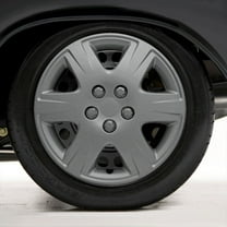 Set of Four 15" Silver Hubcap Wheel Covers for 2005-08 Toyota Corolla (Push-on)