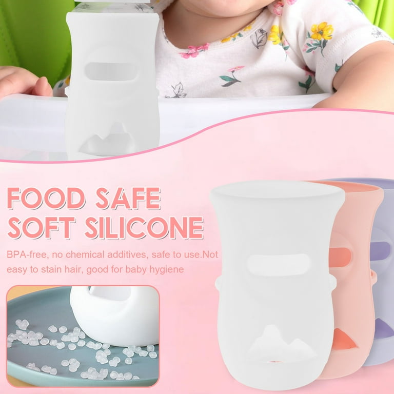 Silicone Sleeves Silicone Baby Bottle Cover Insulated Glass Bottle