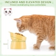 thumbnail image 4 of 4Pcs Cat Bowl Anti Vomiting Raised Cat Bowls Ergonomic Tilted Cat Bowl Expedient, 4 of 6