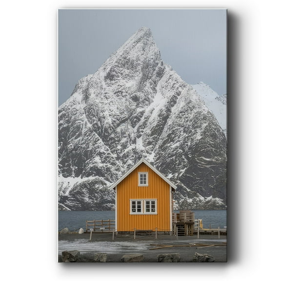 The Yellow Village III- Gallery Wrapped Canvas