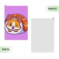 thumbnail image 2 of Kdxio Corgi In Sushi Roll Pattern Golf Towel (24" X 16") with Carabiner Clip - The Convenient Golf Cleaning Towel, 2 of 8