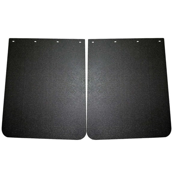 BST BSSP Pair for Semi Truck Black Polymer Mudflaps 24"x 30"Heavy-Duty Mudguards Splash Flaps,Universal Fit,for Commercial Truck Trailer Tractors Freightliner Kenworth Peterbilt