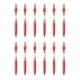 thumbnail image 2 of Bolígrafos de gel (paquete de 12), punta fina de 0,5 mm, tinta negra, escritura suave | Agarre antideslizante esmerilado | Clip duradero | Multicolor, rojo, azul y negro | Regalos para oficina, e, 2 of 5