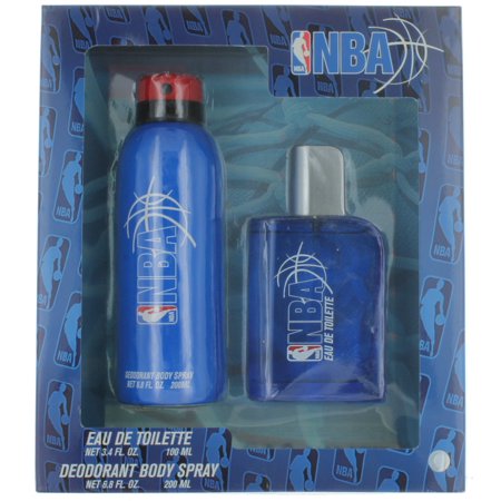 NBA Blue by NBA for Men SET: EDT Cologne Spray 3.4 oz.+Deo Spray 6.8 oz. New in Box