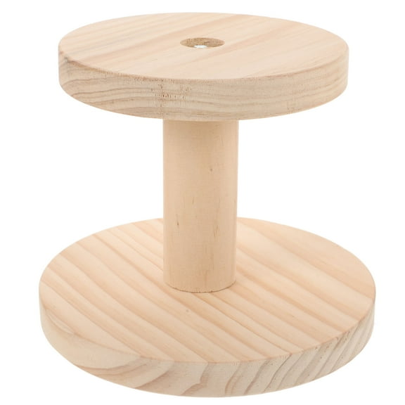 WHAMVOX Wooden Round Ironing Board Portable Small Ironing Board for Home Dorm Store