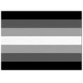 thumbnail image 2 of Striped Area Rug 5'x7' Black White Ombre Stripe Washable Area Rugs Non Shedding Floor Carpet Rubber Backing Non-Slip Indoor Mats for Living Room Bedroom Kitchen, 2 of 8