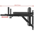thumbnail image 7 of vidaXL Wall-mounted Fitness Dip Station Black, 7 of 7