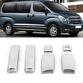 thumbnail image 3 of Puerta 6 Uds Coche ABS Galvanoplastia Cubierta De Manija De Puerta Ajuste Para GRAND STAREX H1 2019, 3 of 7