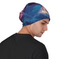 thumbnail image 4 of Naloa Hawaiian Island Beach Shark Soft Beanie Hat, Knit Beanie Daily Beanie in Fine Knit for Women Men Winter Travel, Outdoor, 4 of 7