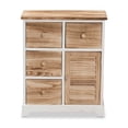 thumbnail image 4 of Baxton Studio Gella Rustique Fini Bois 4 Tiroirs Unité de Stockage, 4 of 10