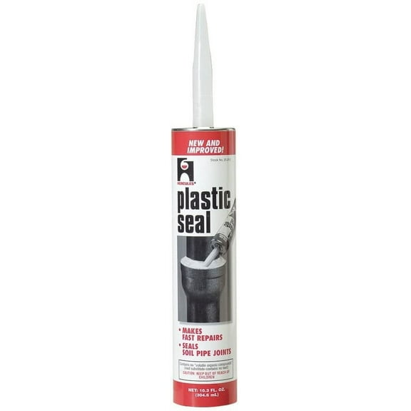 Oatey Plastic Sealant, Polyurethane, 10.1 oz, Gray 25215