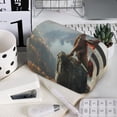 thumbnail image 7 of Kdxio Autumn Dragon Mountain View for Double Compartment Pen Case Oxford Organizer with Zipper Pockets for Students Artists, 7 of 7