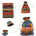 thumbnail image 5 of 20/40/80Pcs Egyptian Ethnic Style Linen Burlap Bag, Gift Bags Breathable Jewelry Pouches with Drawstring Packing Storage Jute Sacks Jewelry Gift Candy Storage Bag, Multi-color, 5 of 10