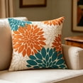 thumbnail image 4 of Throw Pillow Covers 18x18 Inch,Decorative Pillow Covers for Couch Sofa Bedroom Indoor Outdoor Patio,Home Decor Print Soft Pillow Cases with Hidden Zipper, 4 of 5