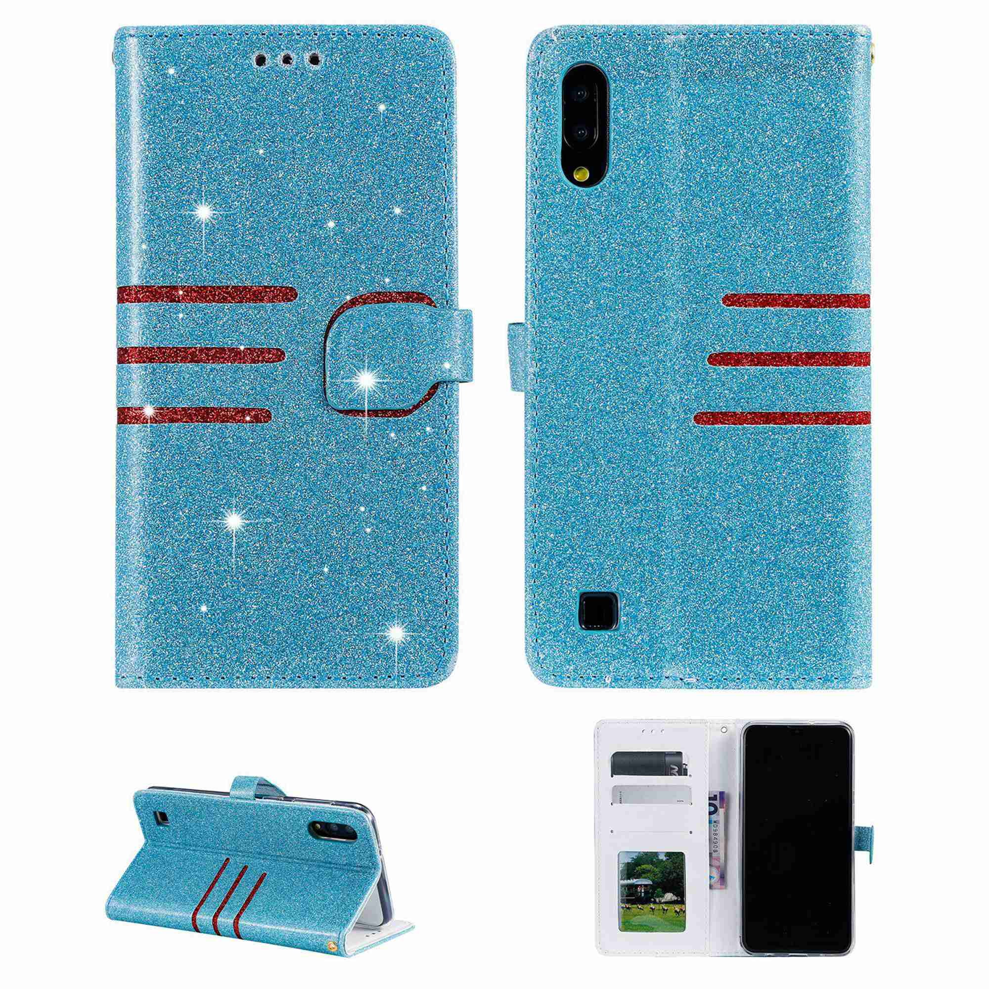 For Samsung Galaxy A10 / M10 SMM105, Dteck Glitter Shiny Bling [Credit