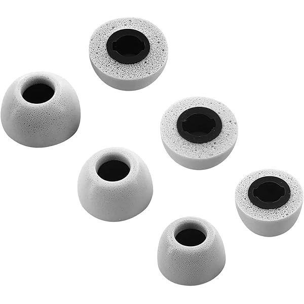 wonima44 Foam Eartips Compatible with Sony WF-1000XM4 Earbuds, S/M/L 3 Pairs Soft Memory Foam Ear Tips Earbuds Tips, Compatible with Sony WF-1000XM4 3 Pairs Gray SML