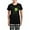 With Checker Pant, variant on CafePress - Shamrock [Swirls] Women's Dark Pajamas - Women's Short Sleeve Print T-Shirt and Pants Dark Cotton Pajama Set