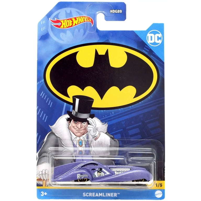 Hot Wheels Batman 2022 Batmobile Mix 4 Complete Set of 5 Diecast