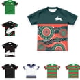 thumbnail image 2 of Camiseta de rugby clásica de local y visitante de South Sydney Rabbitohs 2024 para niños de la ronda Anzac (nombre y número personalizados), 2 of 5