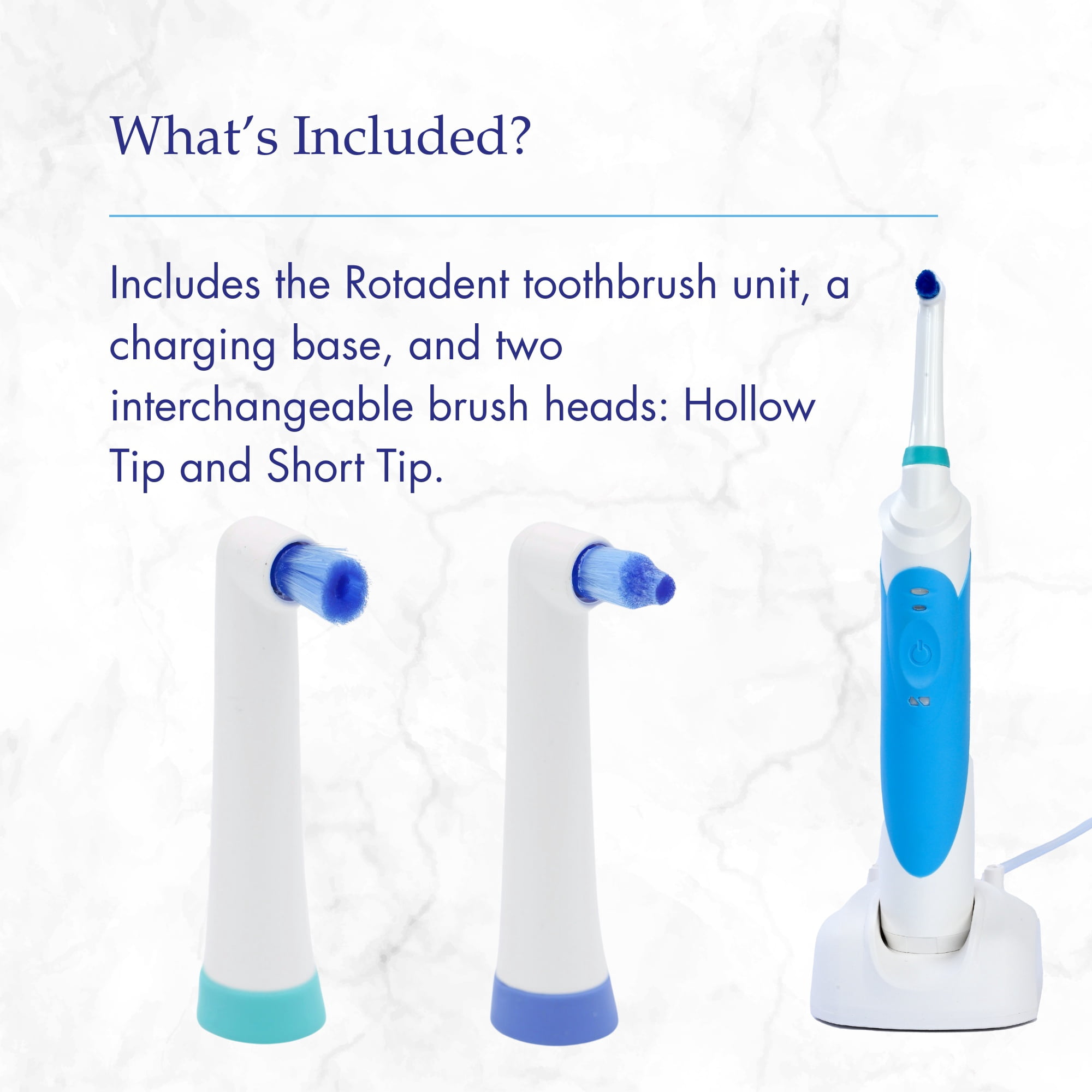 Rotadent ProCare Professional Electric Rotary Toothbrush Includes 1 Year Warranty