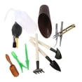 thumbnail image 2 of 13 Pieces/Set Horticulture Helper Mini Garden Tools cotton ball box; Gardening Shovel Rake Watering Pot Brush tweezers Set, 2 of 6