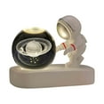 thumbnail image 2 of FHBVT Luminous Planetary Crystal Ball Night Light USB Powered Warm Light Office Desk Decor for Home Office Study Room Bedroom Decorative Desktop Lamp Luminous Base Ambient Lighting, 2 of 5