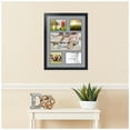 thumbnail image 2 of ArtToFrames Collage Photo Picture Frame with 1 - 8x14 and 2 - 5x7, 5x5" Openings, Framed in Black with Silver and Black Mats (CDM-3926-310), 2 of 8