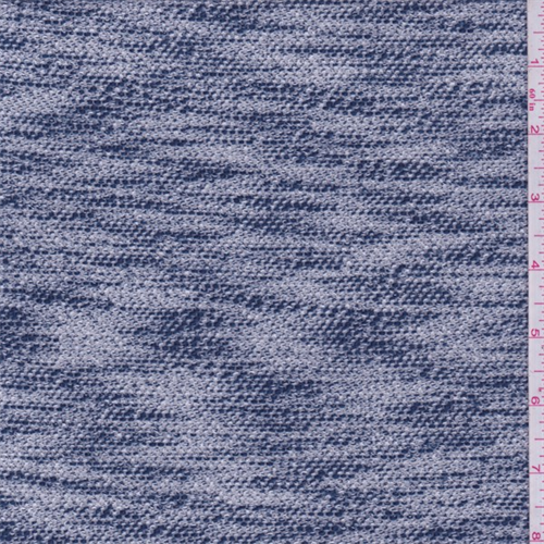 blue sweater knit fabric