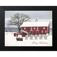 thumbnail image 2 of Deiter, Lori 14x12 Black Modern Framed Museum Art Print Titled - Country Merry Christmas, 2 of 5