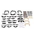 thumbnail image 1 of Artificial Eyebrow Beard, Fake Eyebrow Beard Set Firm Connection Easy To Remove  Adhesion Funny Soft Flannel  For Halloween, 1 of 8