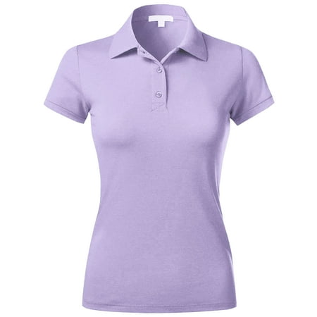 Driver Short Sleeve Pique Shirt - Womens Pique Polo Shirts Dry Comfort Slim Fit Casual Short Sleeve Top