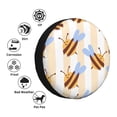 thumbnail image 3 of Bingfone A Bee Spare Tire Cover Weatherproof Universal Wheel Protectors for RV Camper Travel Trailer SUV Truck-16 inch, 3 of 8