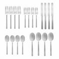 thumbnail image 3 of Godinger 84200 Rail 18-10 Stainless Steel Flatware Set, Satin Fade - 20 Piece, 3 of 3