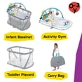 thumbnail image 3 of Playard plegable Baby Einstein Kick & Snooze con capazo, 3 of 9