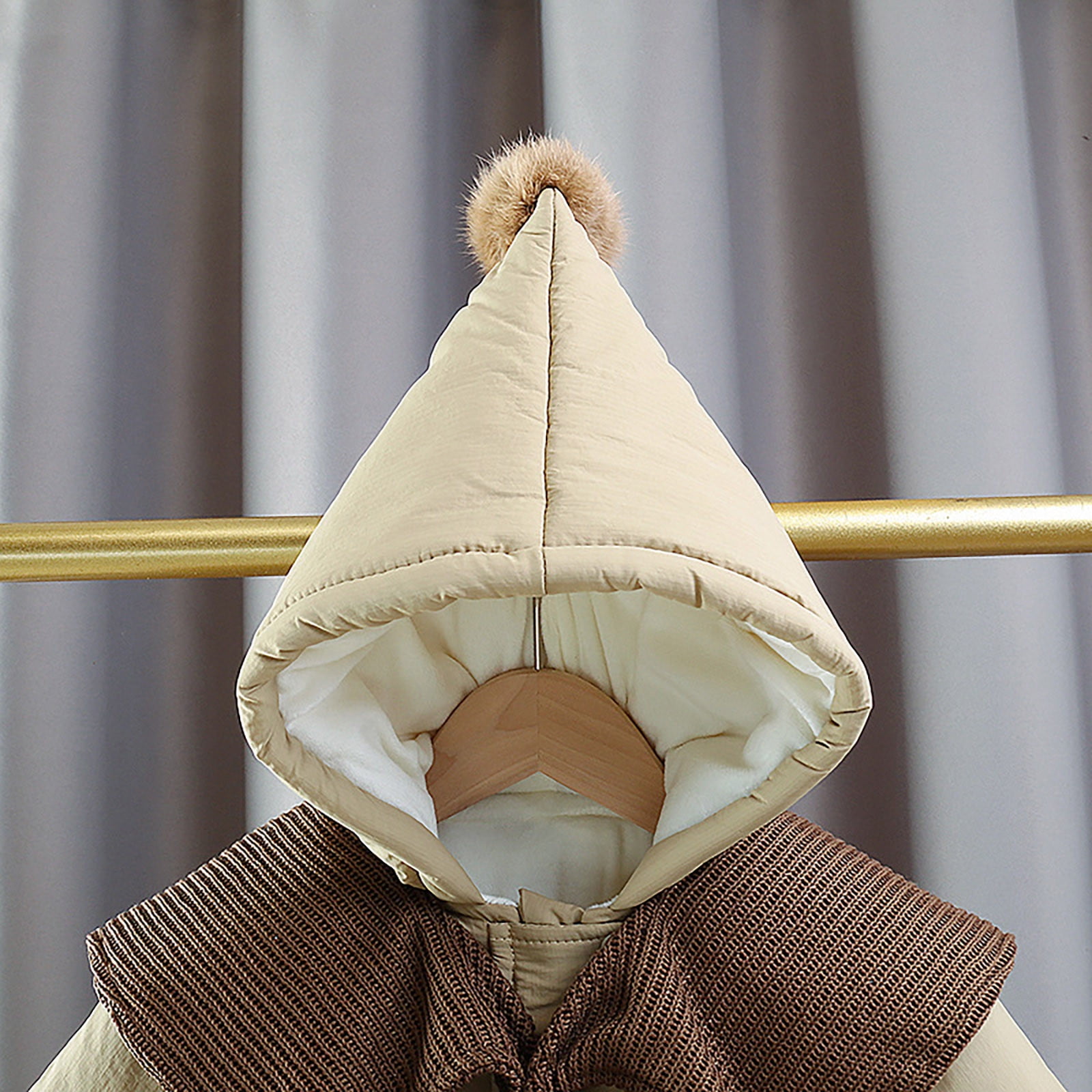 Huowey Baby Outing Clothes Atmosphere Winter Warm Padded Jacket Clip Crawling Clothes Cottonpadded Winter Baby Girls with