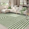 thumbnail image 3 of Tapis Modernes 5x7 pour Salon - Tapis Doux pour Chambre à Coucher Verts Lavables 5x7 - Tapis Antidérapants Ultra-Fins Résistants aux Taches Abstraits Mi-Siècle pour Chambre d'Enfant Grande Salle à Manger (5'X7', Vert) Vert, 3 of 5