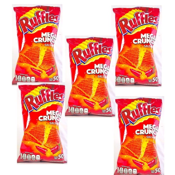 RUFFLES MEGA CRUNCH SALSA ROJA