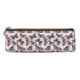 thumbnail image 2 of Goofa Vintage Butterflies Pattern Pencil Case Portable Stylish Triangle Pencil Pouch with Zipper Leather Cosmetic Pouch Bag Makeup Cosmetic Pencil Pouch, 2 of 9