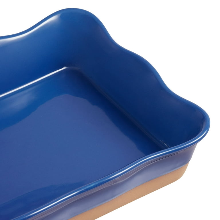 Baking Dishes for Oven, 3 Pcs Casserole Dish Blue, Ceramic Baking Dishes  for Casseroles (4.9/7.8/11.7) 