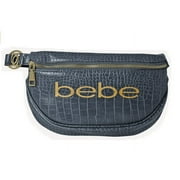 Bebe NEW Josephine Croco Convertible Sling Belt Fanny Pack / Sling Bag Purse Grey