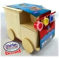 thumbnail image 2 of Matty's Toy Stop Design & Paint Your Own Wooden Train & Truck Banks (Each Includes 4 Paints & 1 Brush) Gift Set Bundle - 2 Pack, 2 of 6