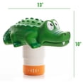 thumbnail image 6 of XY-WQ Chlorine Floater, Floating Pool Chlorine Dispenser (Alligator), Fits 1 and 3 Inch Tablets for Large and Small Pools, Hot Tub, Spa, 6 of 6