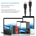 thumbnail image 6 of Fasgear USB C to USB C Short Cable - 1 Pack 1ft/0.3m 3A Fast Charging 60W USB 2.0 Type-C PD Cable Compatible with Google Pixel 6,Galaxy S22 S21, i-Pad Air/Mini 2022,Mac-Book Air,Chromebook (Black), 6 of 6