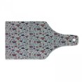 thumbnail image 1 of Floral Cutting Board, Hand Drawn Blossom Field Vibrant Magnolia Pansy Spring Branches Leaves Shabby Motif, Tempered Glass Cutting and Serving Board, Wine Bottle Shape, Multicolor, by Ambesonne, 1 of 1