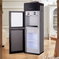 thumbnail image 4 of WSYW Top Loading Water Cooler Dispenser - Hot & Room Temperature Water, Removable Drip Tray & Storage Cabinet, Holds 3 or 5 Gallon Bottles Gray, 4 of 7